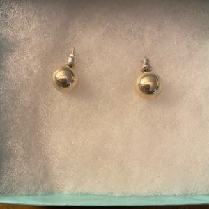 Tiffany and Co. Silver 8mm Ball earrings